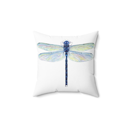 Spatterdock Dragonfly Pillow - Enchanting Wildlife Accent