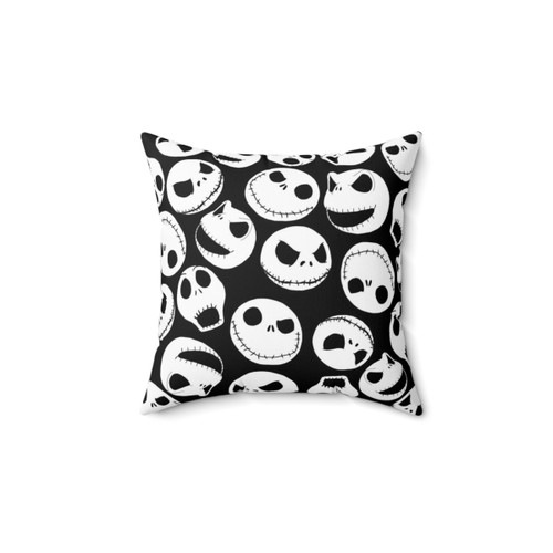 Jack Skellington Pattern Decorative Pillow