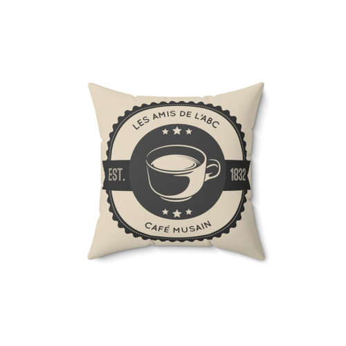 Les Miserables Cafe Musain Throw Pillow