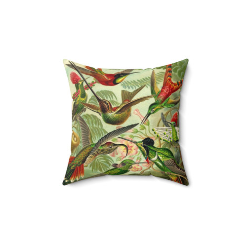 Colibri - Ernst Haeckel Hummingbird Pillow