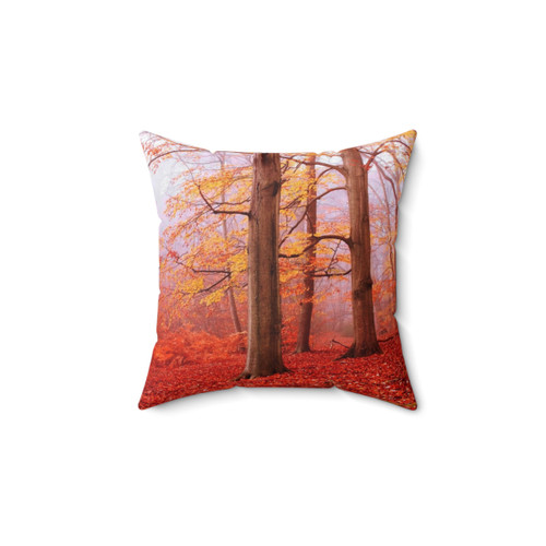Burnham Beeches November Pillow - Autumn Forest Decor