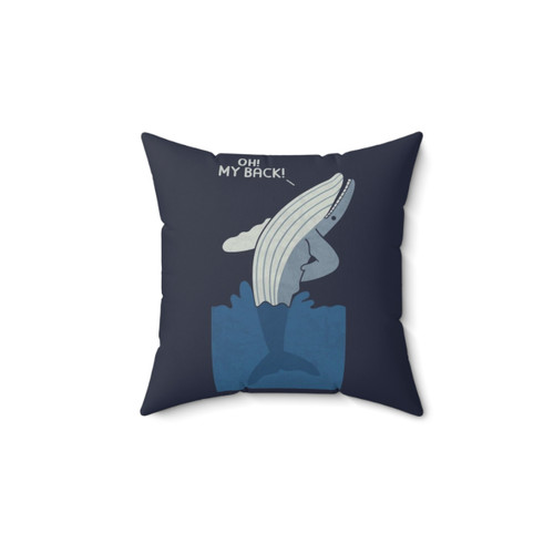 Cute Whale Pillow for Relieving Back Pain