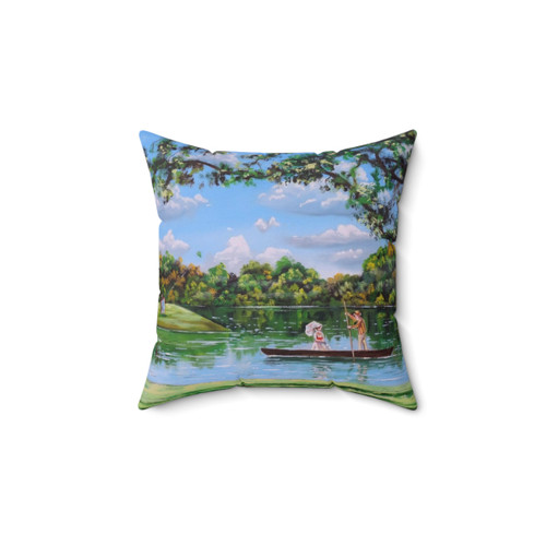 Mary Poppins Pillow featuring Magical Park Scene