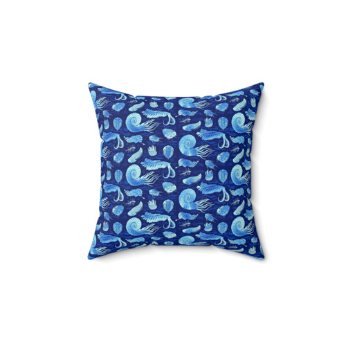 Trilobite Fossil Pillow with Ancient Marine Creatures