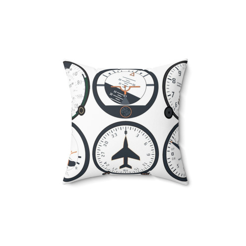 Basic Six Flight Instruments Pillow - Pilot Aviation Gear