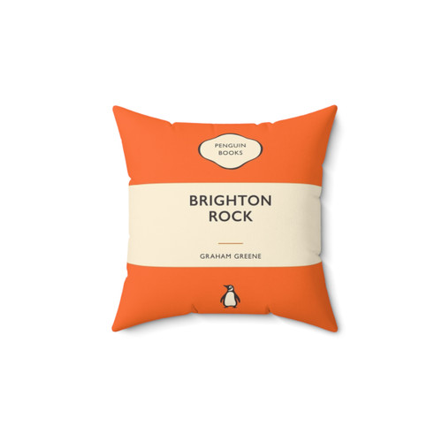 Brighton Rock Book Cover Pillow - Graham Greene Penguin Classic