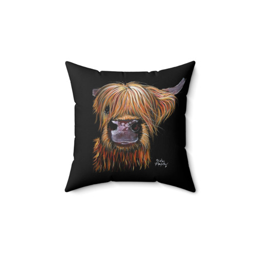 Scottish Highland Cow Pillow