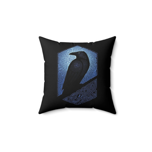Guardian Mystical Pillow with Raven and Celtic Designs