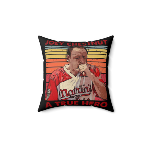 Joey Chestnut Classic Pillow - Hot Dog Eating Champion