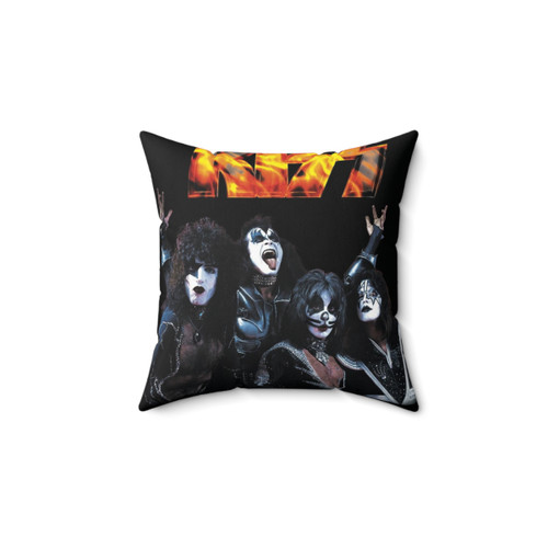 KISS Band Pillow - Iconic Glam Metal Music Merchandise