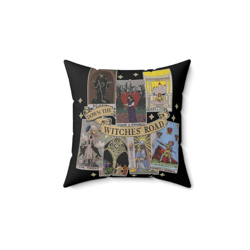 Vintage Agatha All Along Tarot Cards Pillow