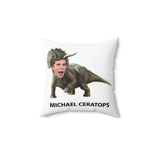 Michael Cera Triceratops Pillow