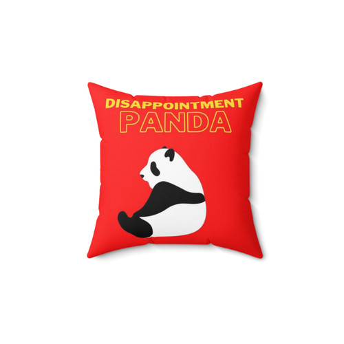 Cute Disappointment Panda Pillow for Kawaii Animal Decor