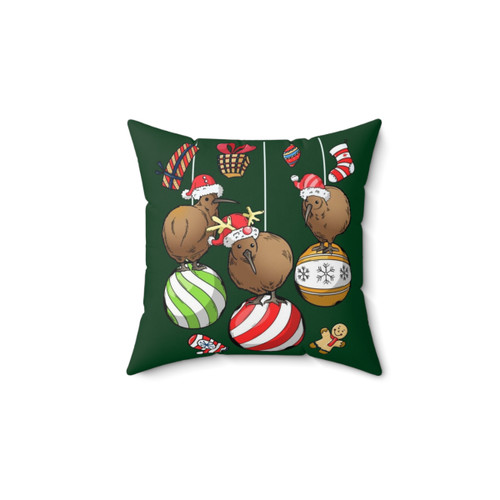 New Zealand Kiwi Decorative Christmas Pillow