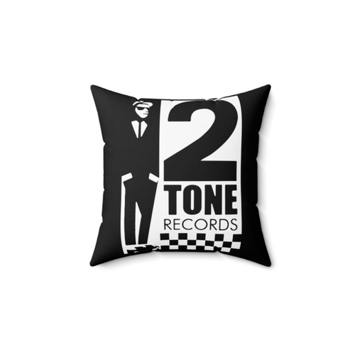 2 Tone Records Ska Throw Pillow