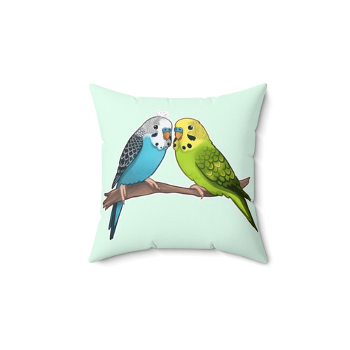 Cute Budgie Pillow for Bird Lovers