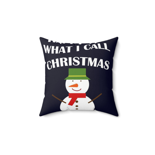 Christmas Pillow featuring Miranda-inspired design