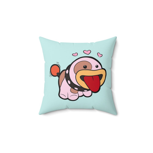 Poochy Plush Pillow from Yoshi's Crafted World