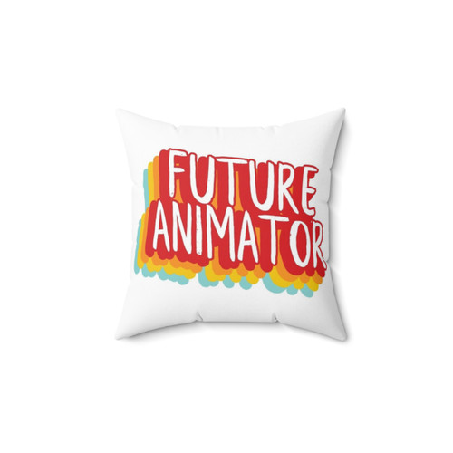 Colorful Future Animator Pillow for Aspiring Artists