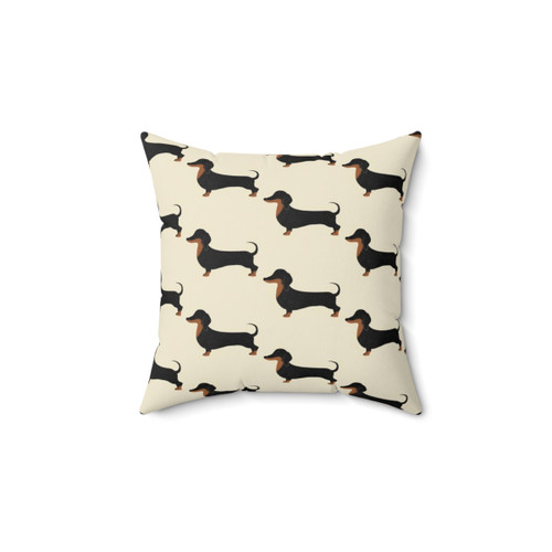 Dachshund Pillow - Adorable Sausage Dog Decorative Cushion