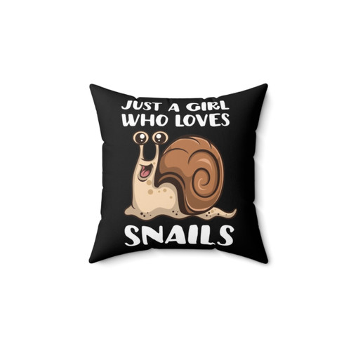 Cute Snail Lover's Pillow