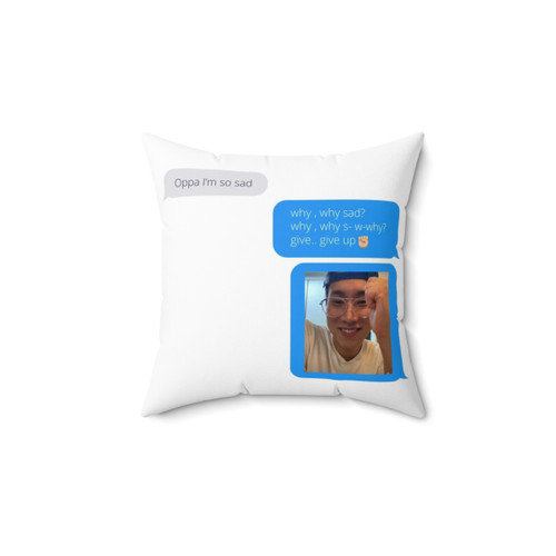 Eunkwang BTOB Give Up Text Decorative Pillow