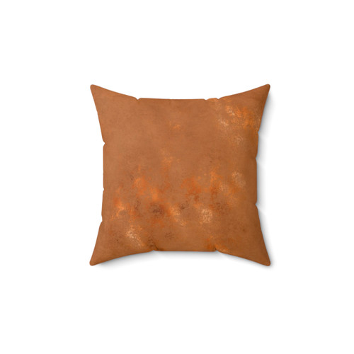 Elegant Copper Design Pattern Pillow