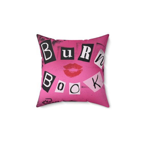 Mean Girls Burn Book Decorative Throw Pillow