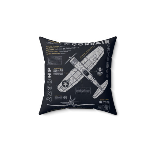 F4U Corsair Pilot's Pillow - Aviation Inspired Bedding