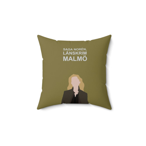 Saga Noren Nordic Noir Themed Throw Pillow