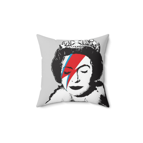 Banksy Queen Elizabeth Graffiti Pillow