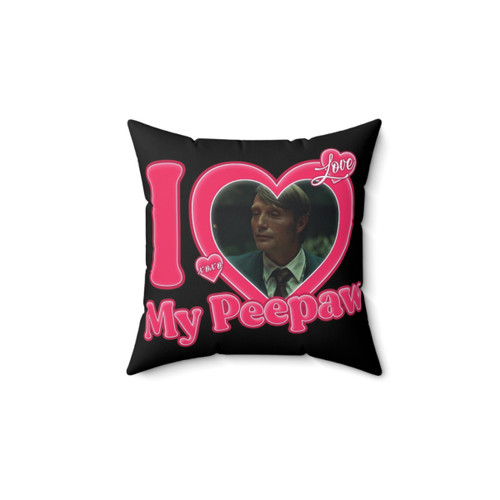 Mads Mikkelsen Pillow with Hannibal Lecter Design