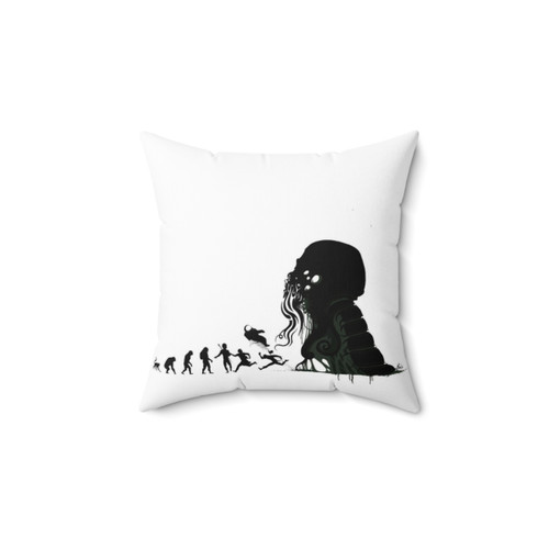 Lovecraftian Evolution Pillow - Cosmic Horror Home Decor
