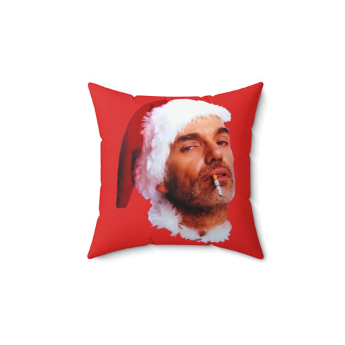 Bad Santa Smoking Pillow - Funny Christmas Decor