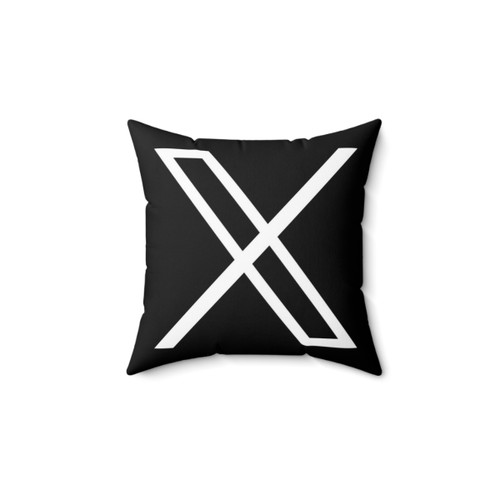 X Social Media Platform Pillow