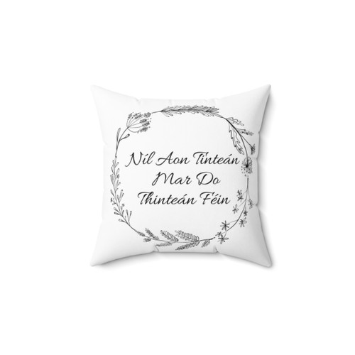 Irish Proverbs Pillow Featuring Gaeilge Irish Language Quote