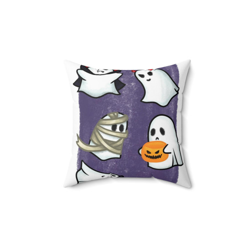 Spooky Ghost Decorative Pillow