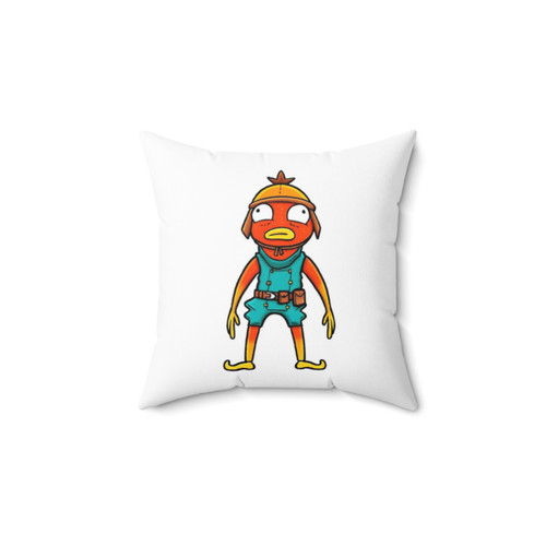Tiko Fish Guy Pillow - Soft, Plush Decorative Accent Pillow