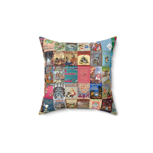 Alice in Wonderland Themed Decorative Pillow