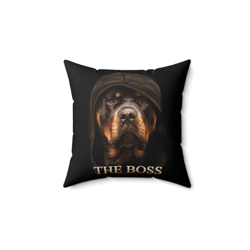 Rottweiler Pillow by Zilly & Co.