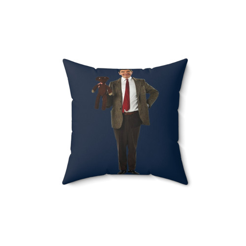 Funny Mr. Bean Teddy Bear Pillow