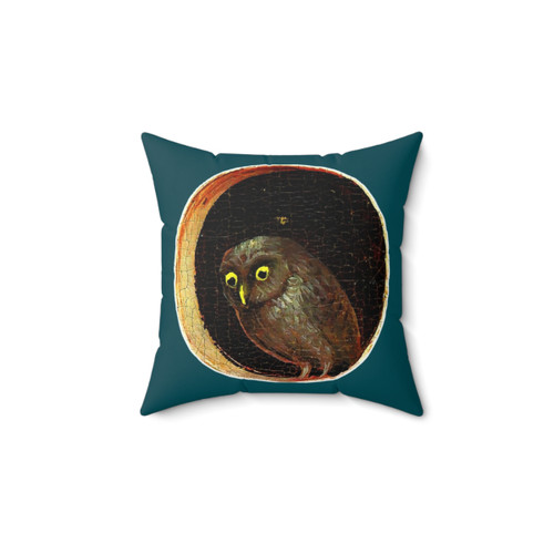Hieronymus Bosch Owl Garden of Earthly Delights Pillow