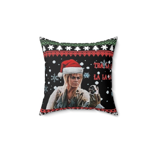 Labyrinth Jareth Ugly Christmas Pillow