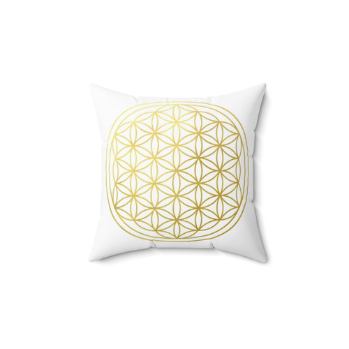 Flower of Life Sacred Geometry Mandala Pillow