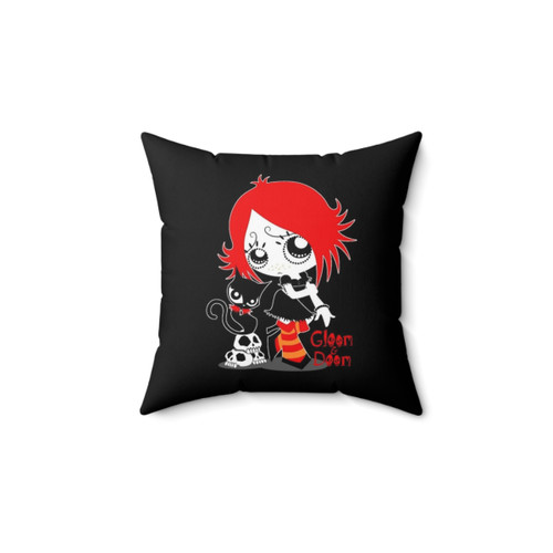 Ruby Gloom and Doom Kitty Decorative Pillow