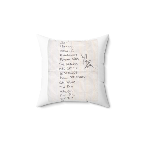 YUNGBLUD Tour Setlist Pillow