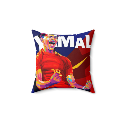 Lamine Yamal WPAP Pillow - Soccer Decor