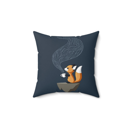 Cute Fox Tea Pillow for Kids