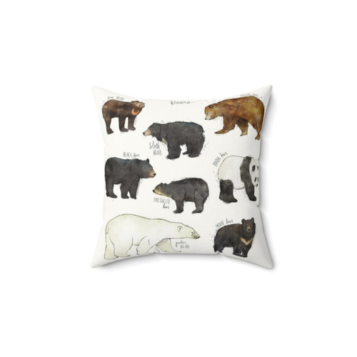 Bears Nature Pillow - Soft & Cozy Decorative Throw Pillow