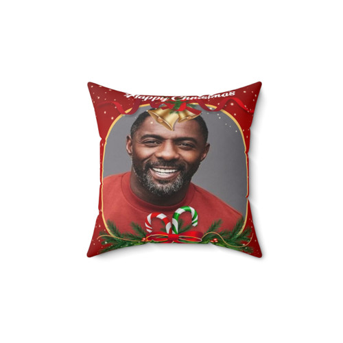 Idris Elba Christmas Pillow